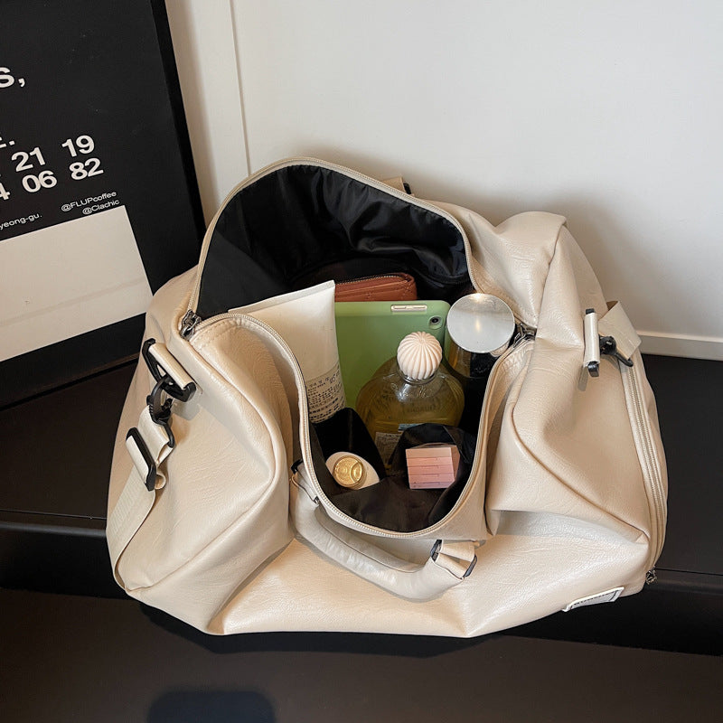 Premium Leder Reise Holdall Brehn