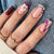 Künstlerische Gel-Nagelverlängerungen mit floralem Design Brehn