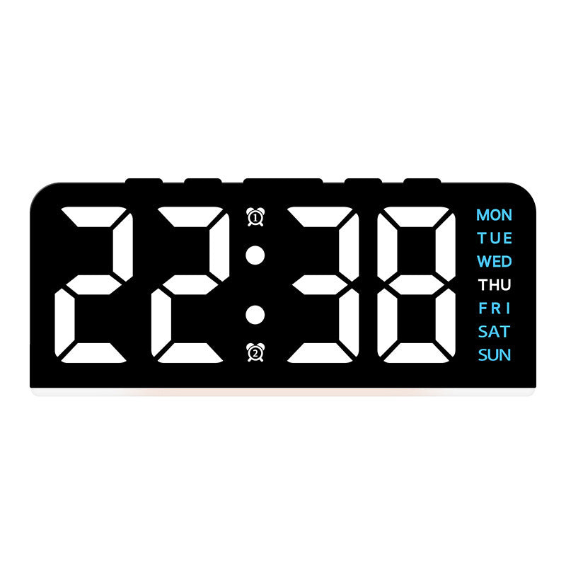 Digitaler Wecker mit Großem Led-Display und Multifunktionaler Anzeige Brehn