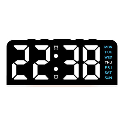 Digitaler Wecker mit Großem Led-Display und Multifunktionaler Anzeige Brehn