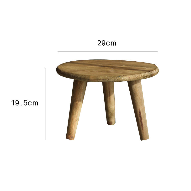 Stilvoller Beistelltisch aus natürlichem Holz Brehn