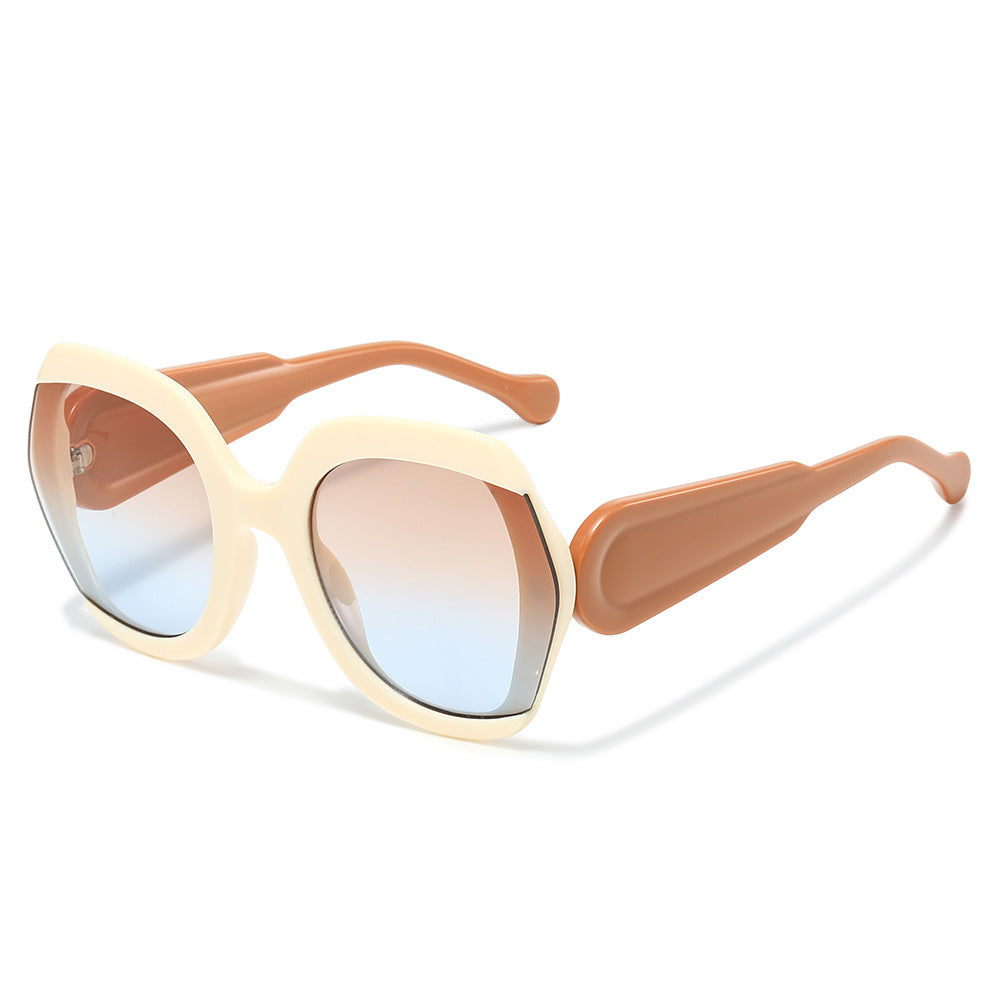 Modebewusste Übergroße Sonnenbrille Brehn
