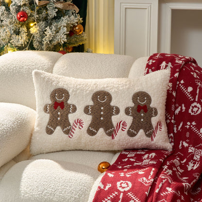 Festlicher getufteter Chenille Merry Christmas Nackenstützkissen