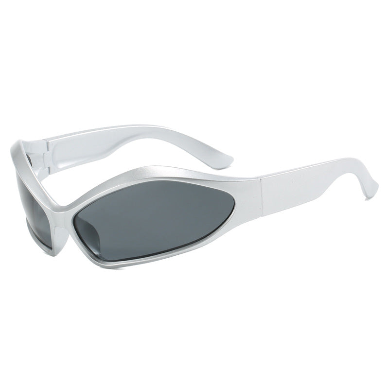 Damen Sportliche Sonnenbrille mit aerodynamischem Design Brehn