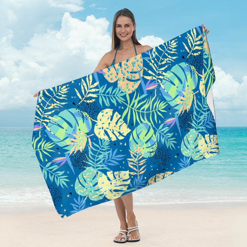 Strandtuch mit kreativem Surf-Motiv Brehn