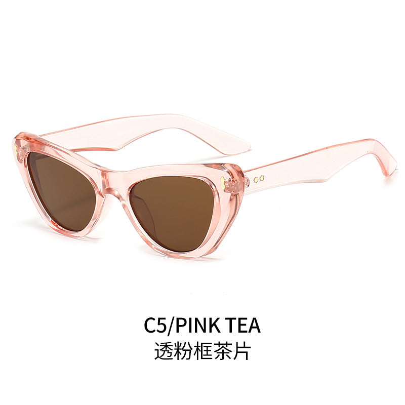 Damen Cat-Eye Sonnenbrille mit eleganten akzentuierten Rahmen Brehn