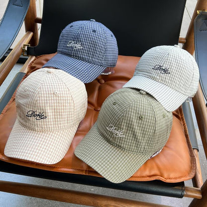 Stylische kariert Baseballmütze Brehn für Damen