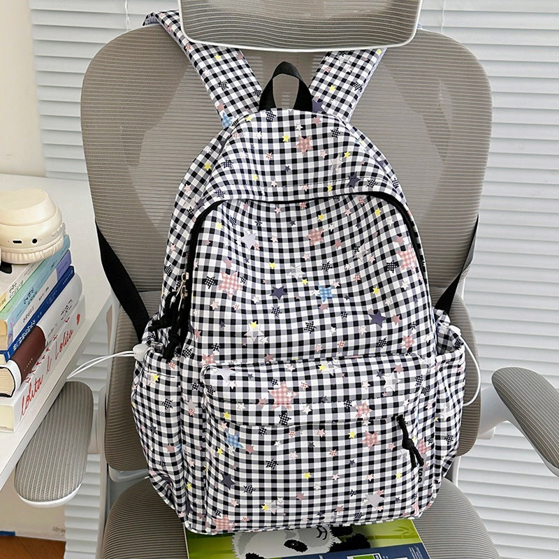 Stylische Gepunktete Sternenmuster Rucksack Brehn
