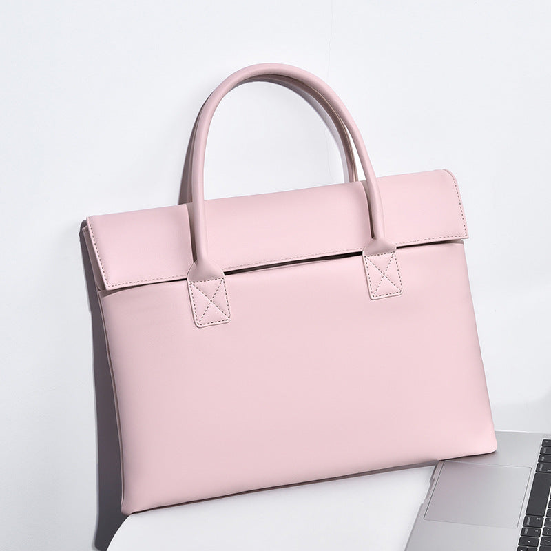 Elegante strukturiert Leder Bürotasche Brehn