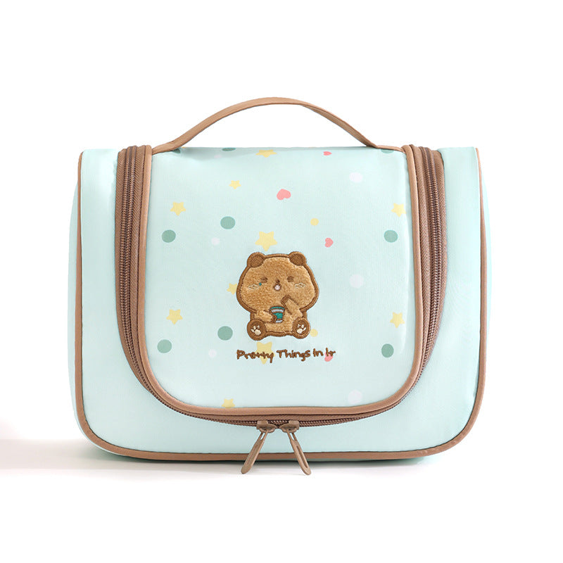 Süßer Cartoon-Druck Kosmetik Organizer Brehn