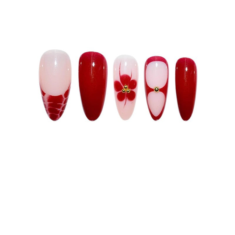 Elegantes Stiletto Drucknagel-Design Brehn