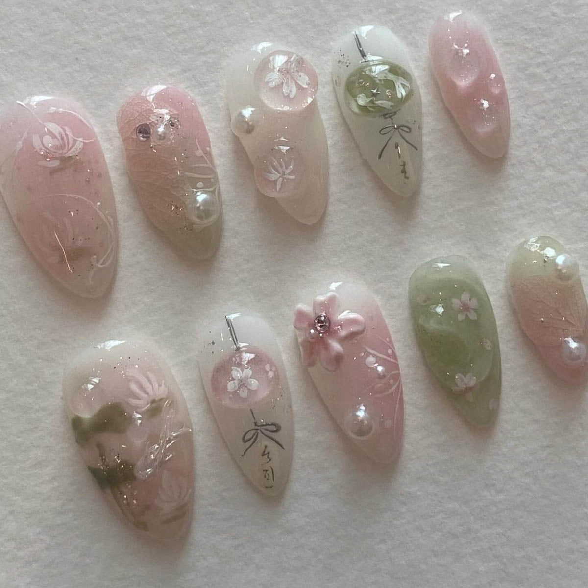 Thematic Artisan Press-On Nail Set Brehn