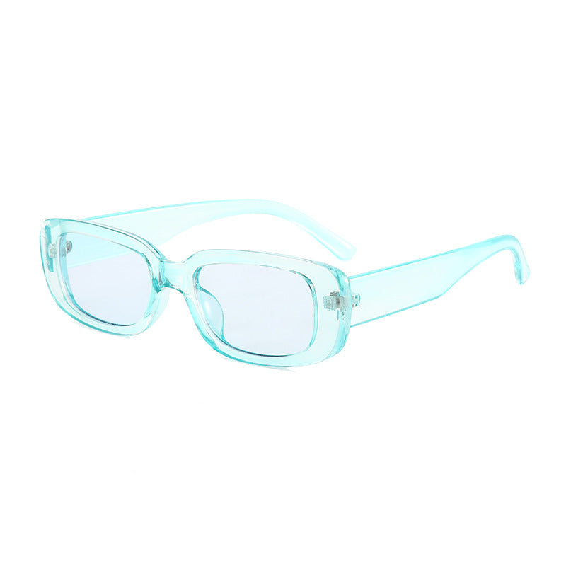 Damen modische Retro-Sonnenbrille mit rechteckigem Rahmen Brehn