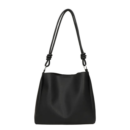 Minimalistische F faux Leder Hobo Tasche Brehn