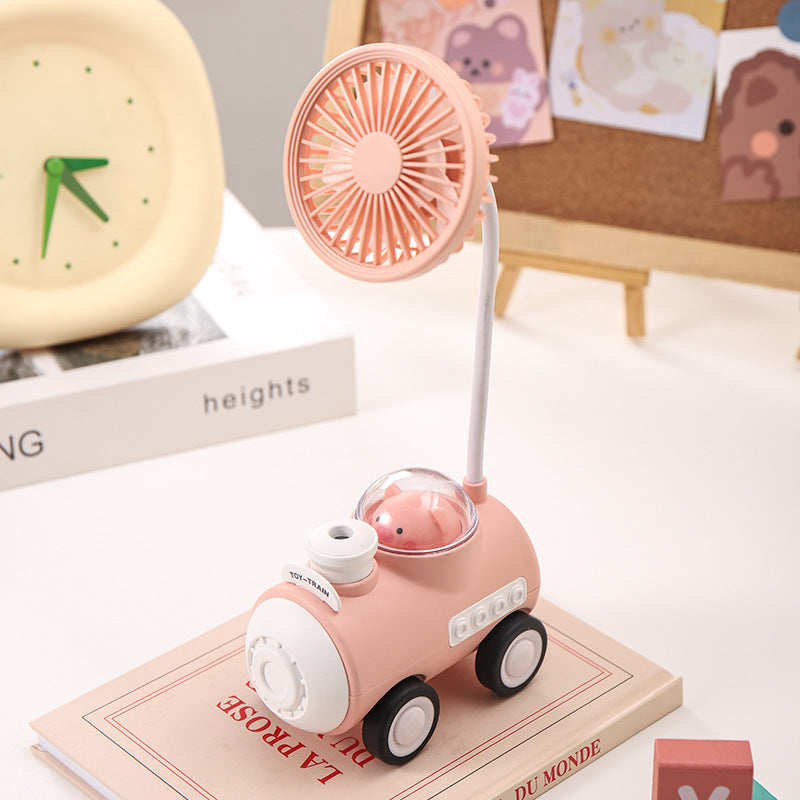 Damen kreativer Mini-Tischventilator im Fahrzeugdesign Brehn