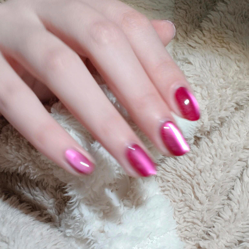 Gradient Glossy Press-On Nagel Set Brehn