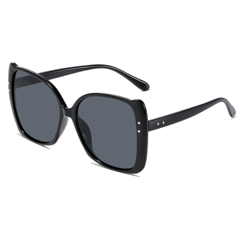 Damen oversized Sonnenbrille mit braunem Farbverlauf Brehn