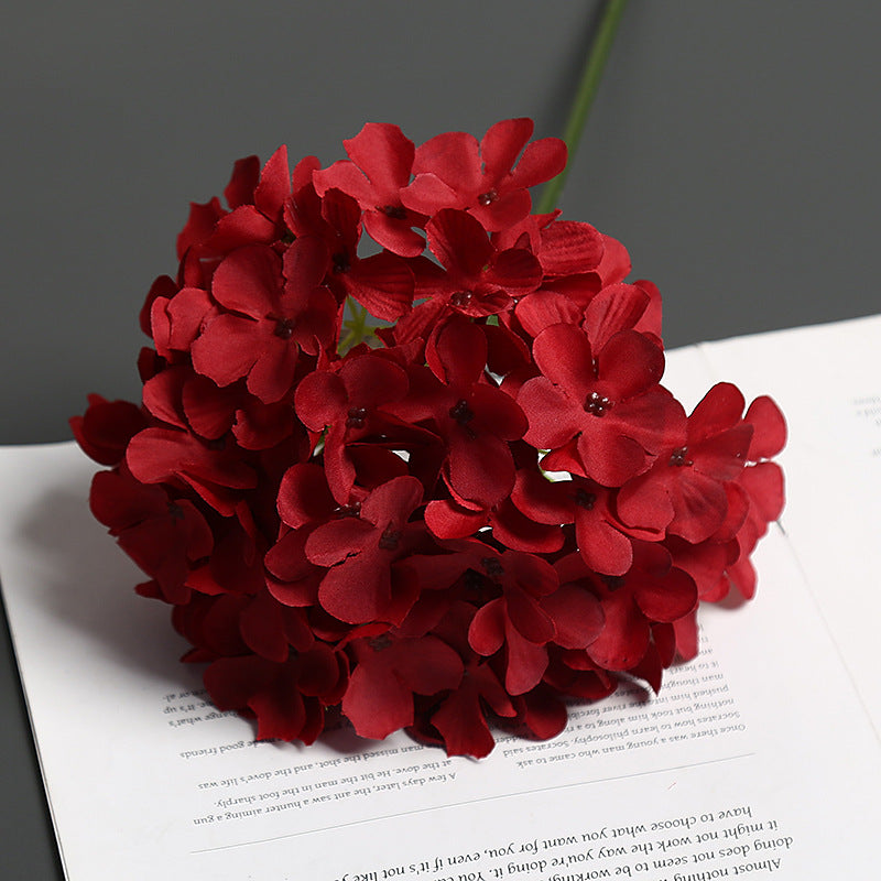 Realistische Florale Hortensienstiel