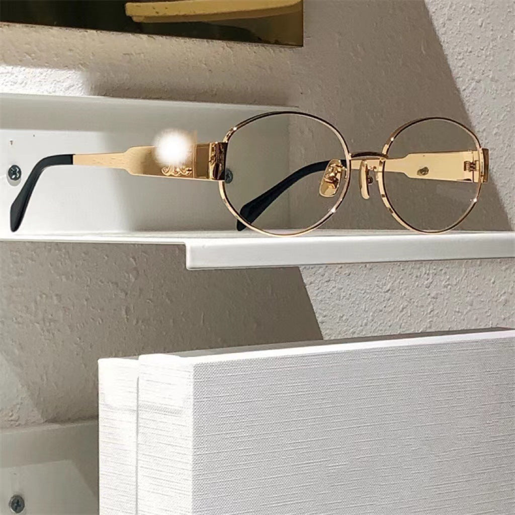Damen exklusive ovalförmige Designer-Sonnenbrille Brehn