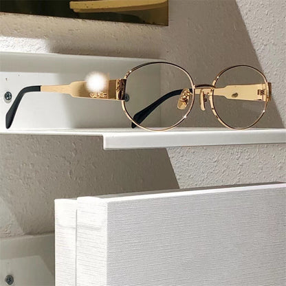 Damen exklusive ovalförmige Designer-Sonnenbrille Brehn