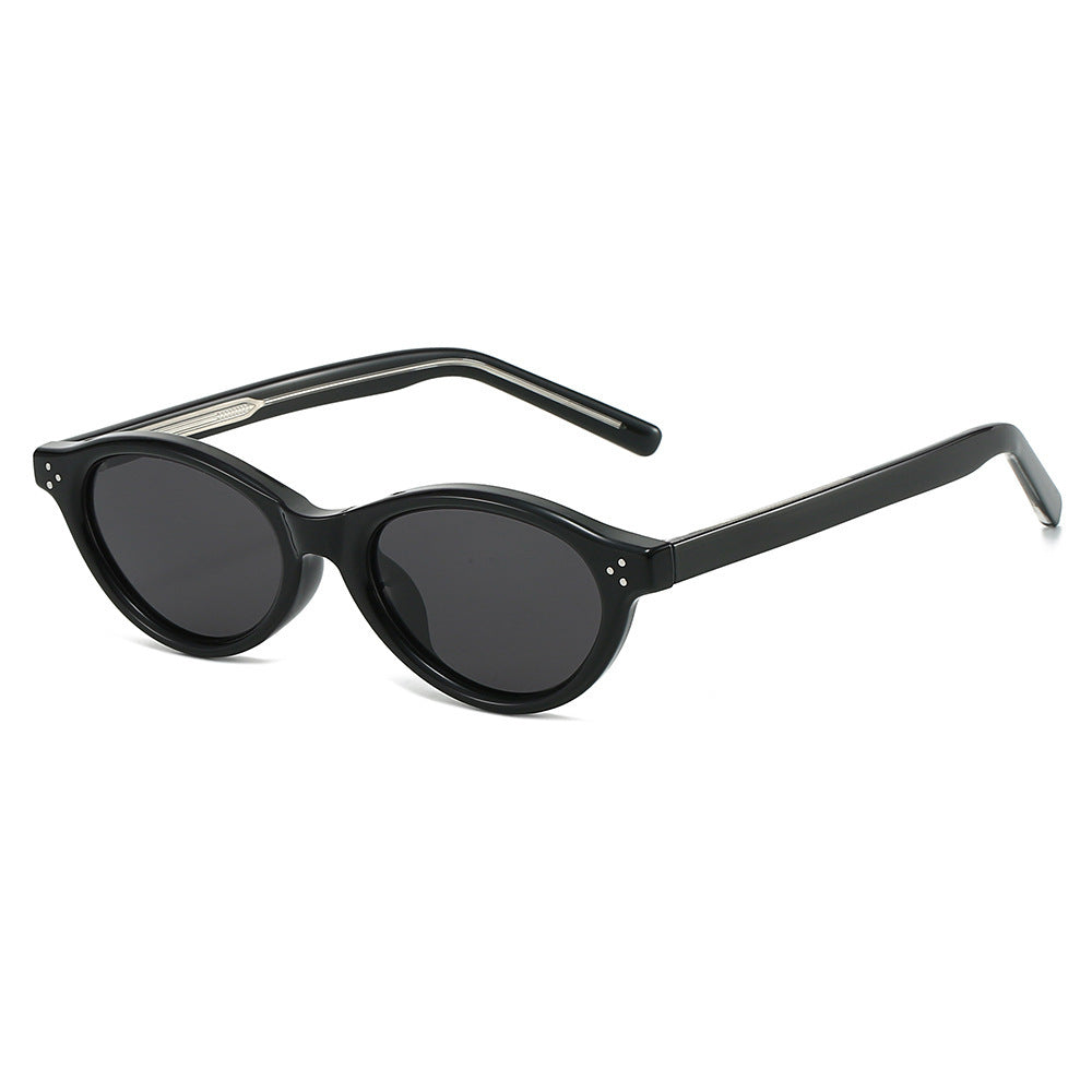 Damen Cat-Eye Sonnenbrille mit elegantem, transparentem Rahmen und UV400-Schutz Brehn