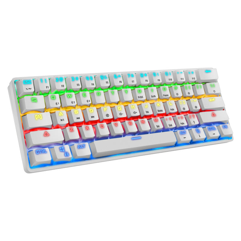 Kompakte mechanische Gaming-Tastatur mit hintergrundbeleuchteten Tasten Brehn