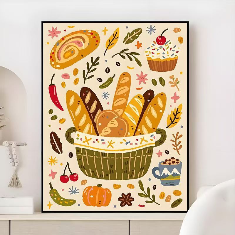 Gourmet kulinarisches Wandkunst Brehn
