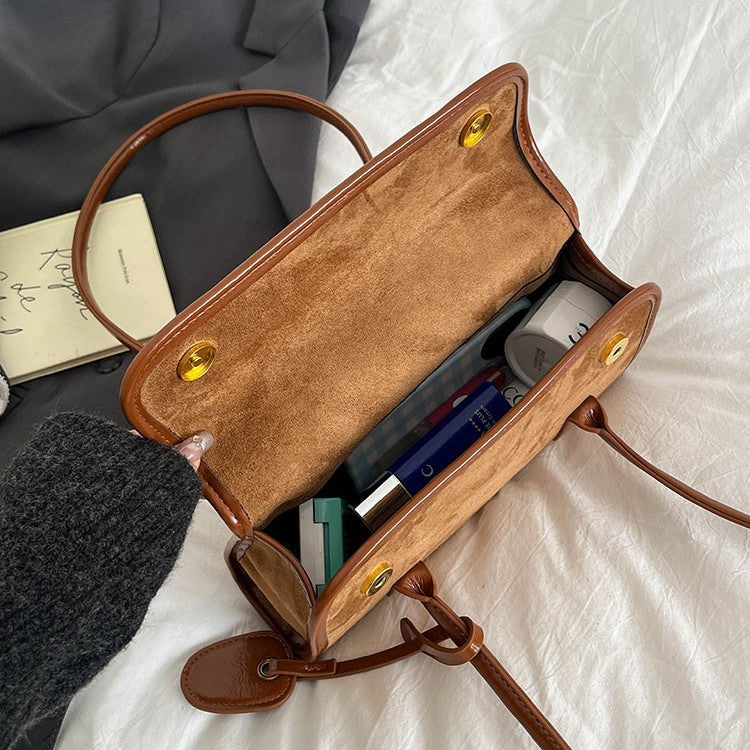 Wildleder Handtasche