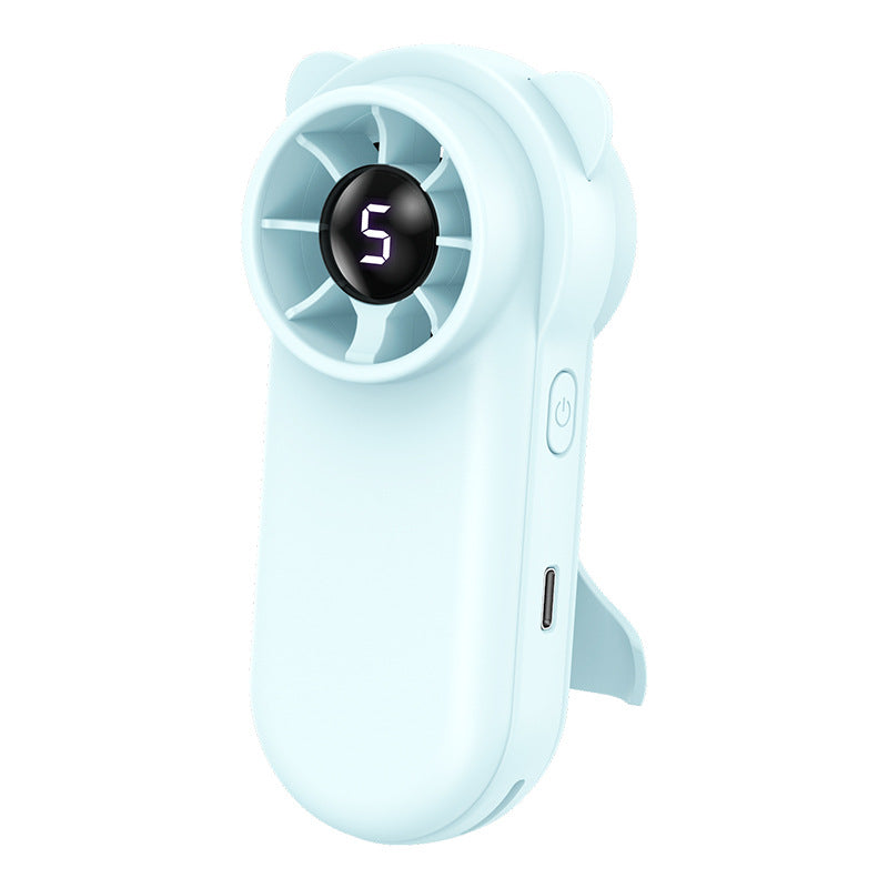 Unisex Tragbarer Mini-Handventilator mit USB-Ladefunktion und tierischem Design Brehn