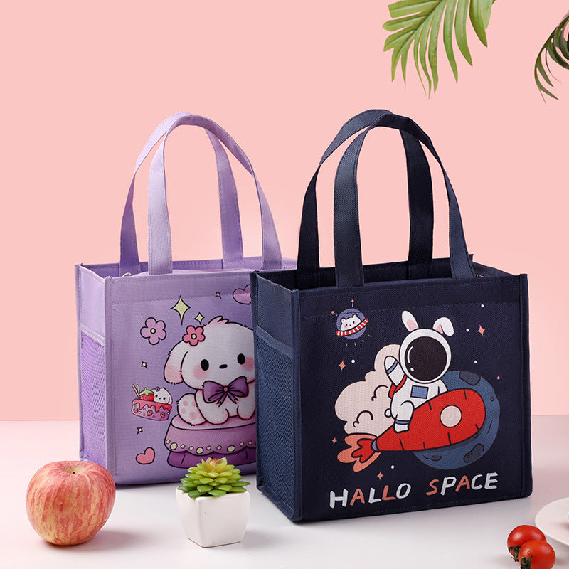 Kinder Isolierte Cartoon Lunch Tasche Brehn