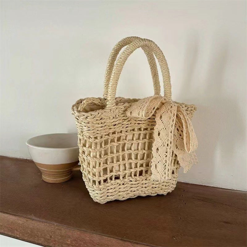 Handgefertigte Basttasche Brehn