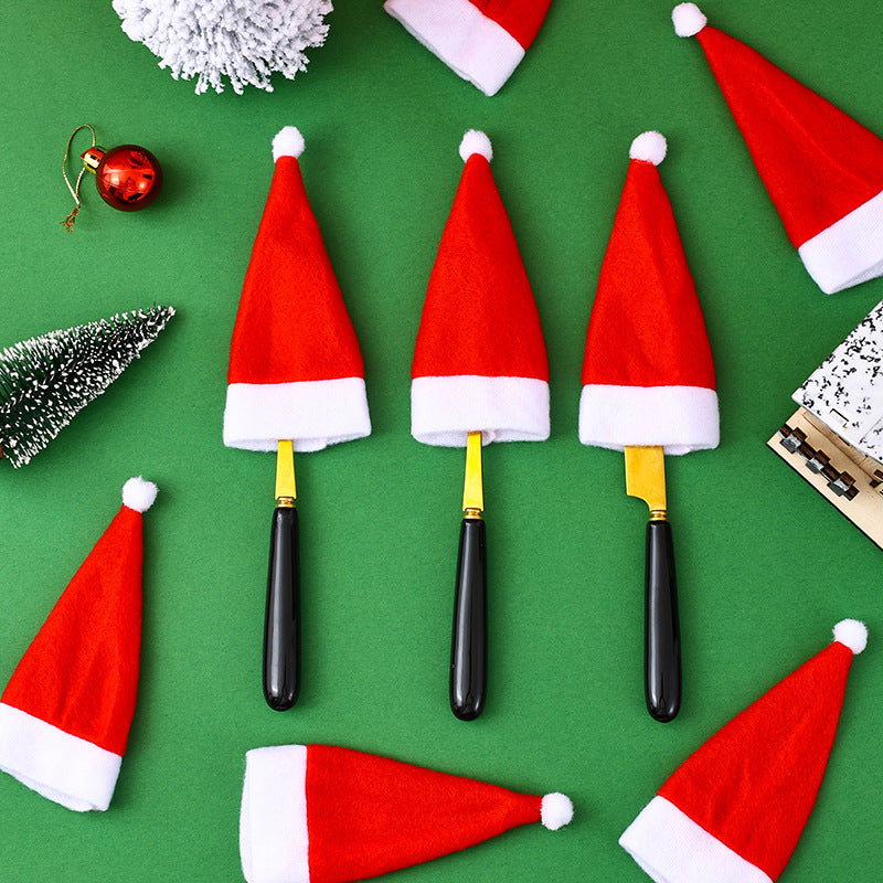 Festlicher Weihnachtsmann-Hut aus Filz Brehn