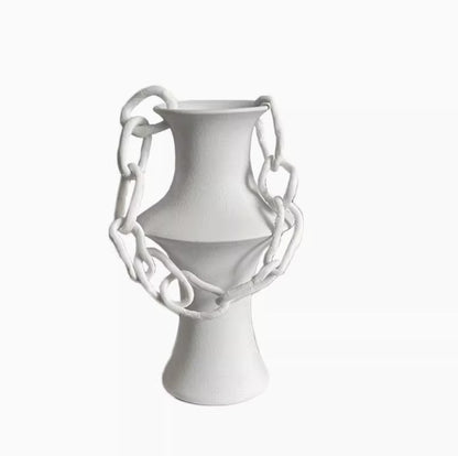 Moderne skulpturale Mittelpunkt Vase