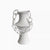 Moderne skulpturale Mittelpunkt Vase