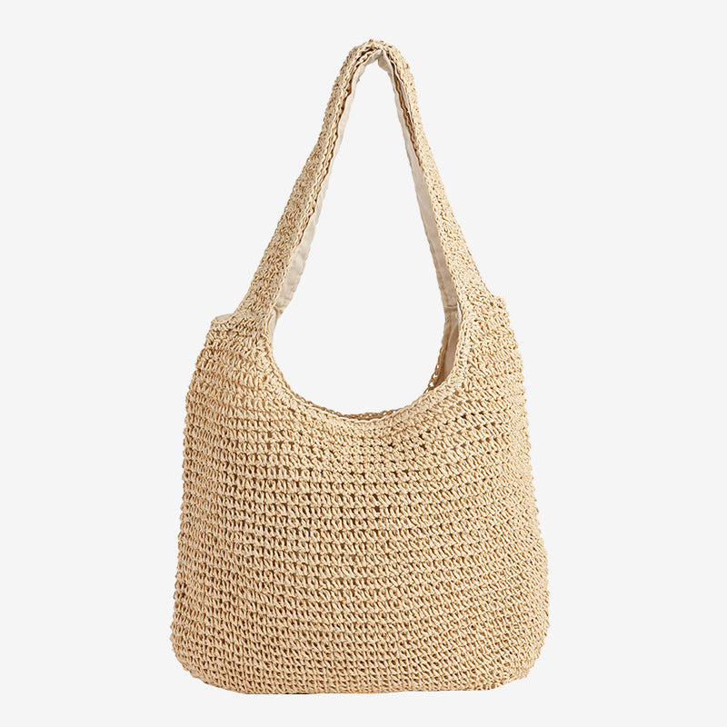 Damen Handgefertigte Naturmaterial Einkaufstasche Brehn