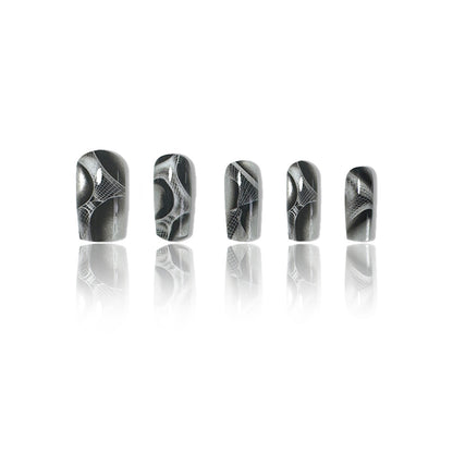 Künstlerisches Gel-Nagelkunst-Design Brehn