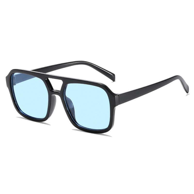 Klare Linse Quadratrahmen Sonnenbrille Brehn