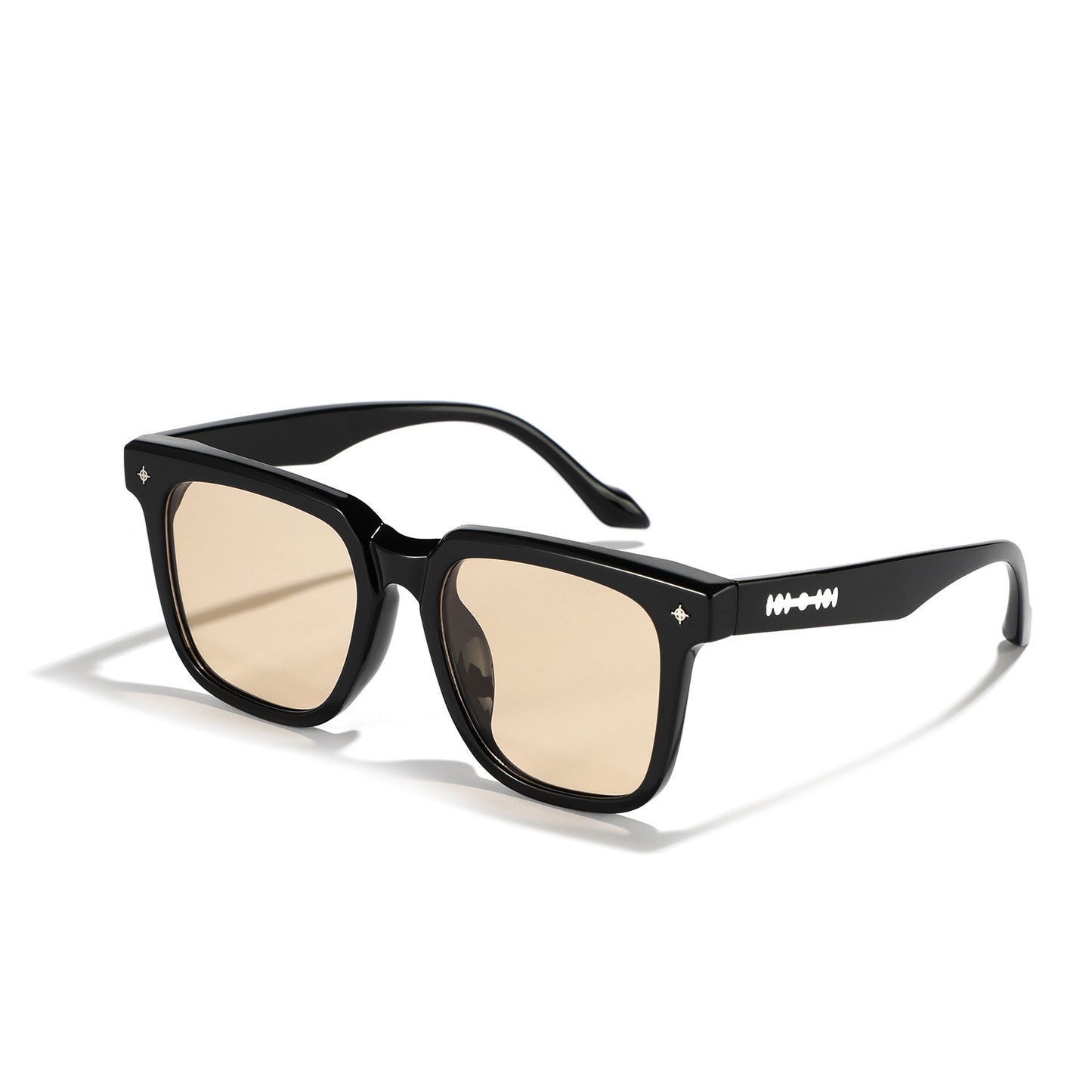 Damen modische quadratische Sonnenbrille mit stilvollem Schildpatt-Design Brehn