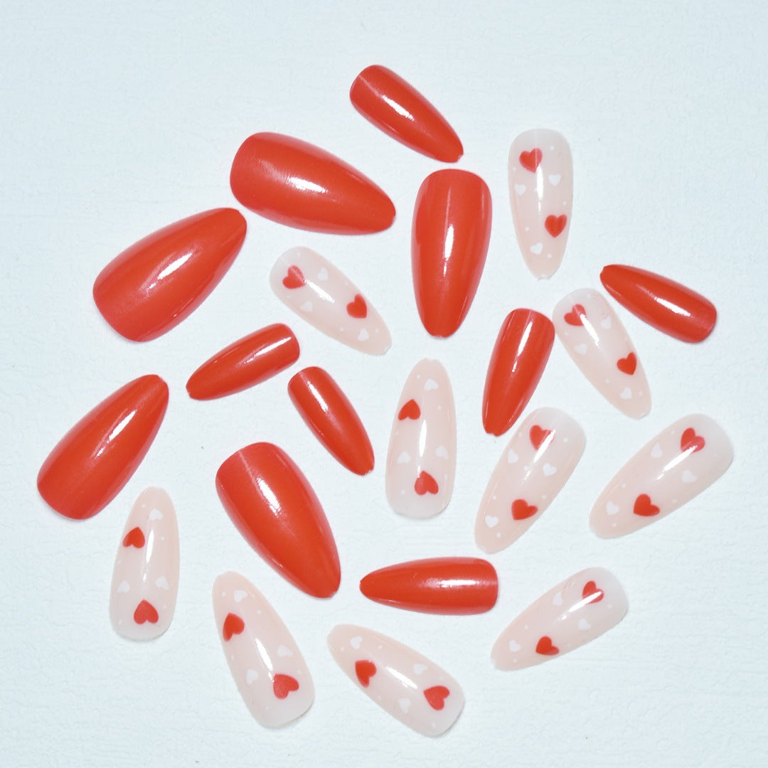 Herz-Themen-Nagelkunst Brehn