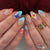 Kreatives Shell Design Press-On Nagelset Brehn