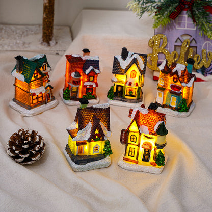Dekorative Weihnachtsbeleuchtungshaus Brehn