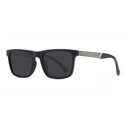 Herren zeitgenössische quadratische Sonnenbrille Brehn