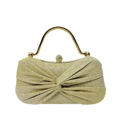 Glamouröse gedrehte Abendhandtasche