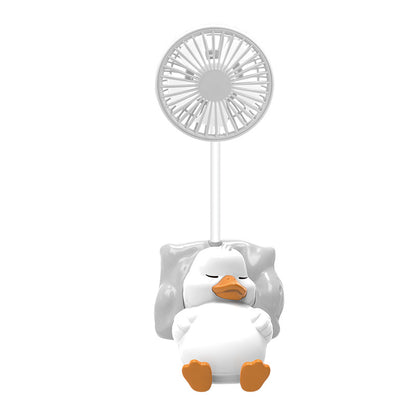 Unisex Tragbarer Mini-Ventilator mit lustigem Enten-Design Brehn