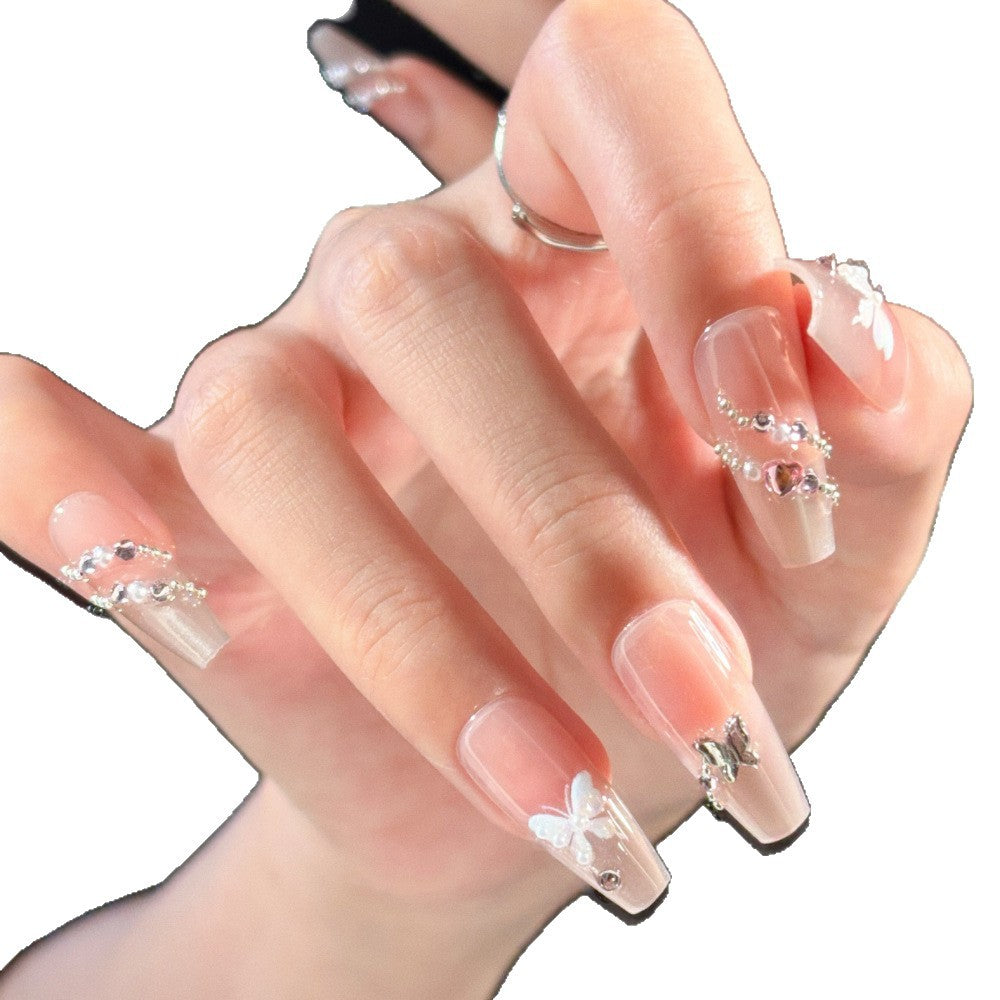 Kreatives thematisches Press-On-Nagelset Brehn