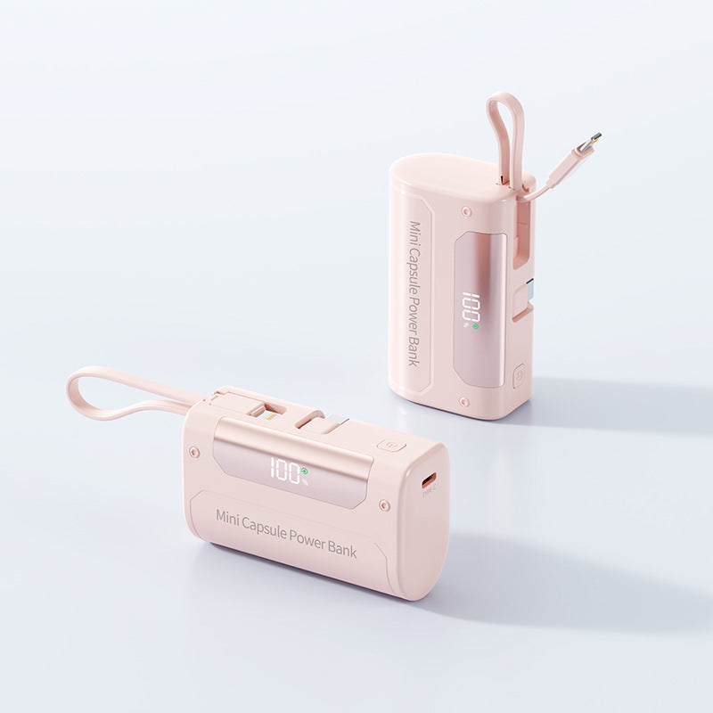 Kompakte Mini-Powerbank mit Digitaler LED-Anzeige Brehn
