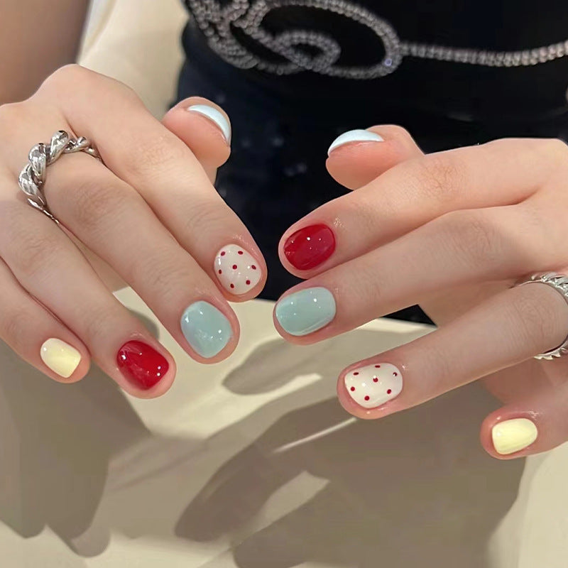 Süßes Pünktchen Nagelkunst Set Brehn