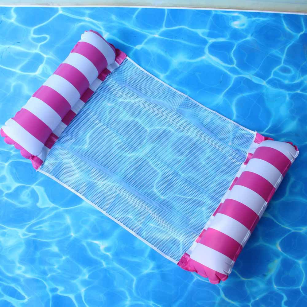 Damen Schwimmsteg mit aufblasbaren Rollen Brehn