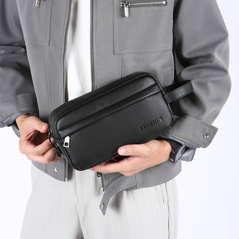 Premium Leder Kulturbeutel Brehn