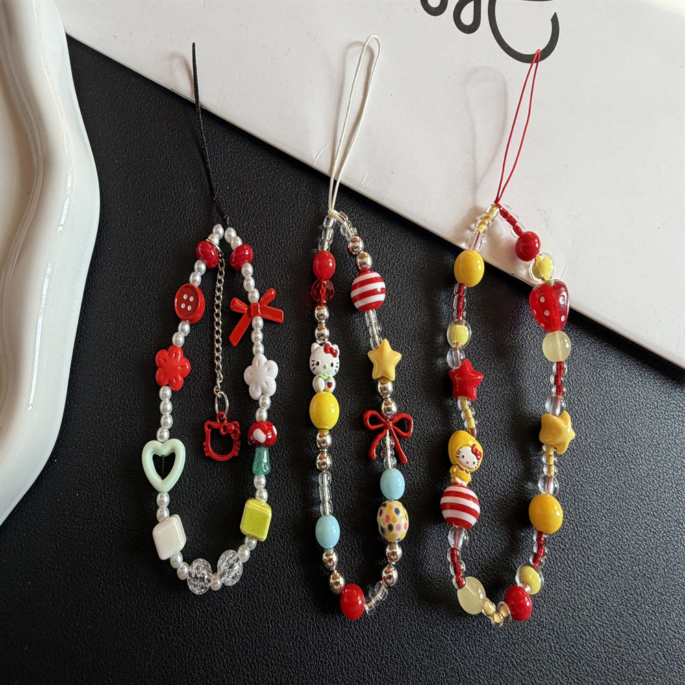 Verspielt Bead Charm Handy Lanyard Brehn 1790135330